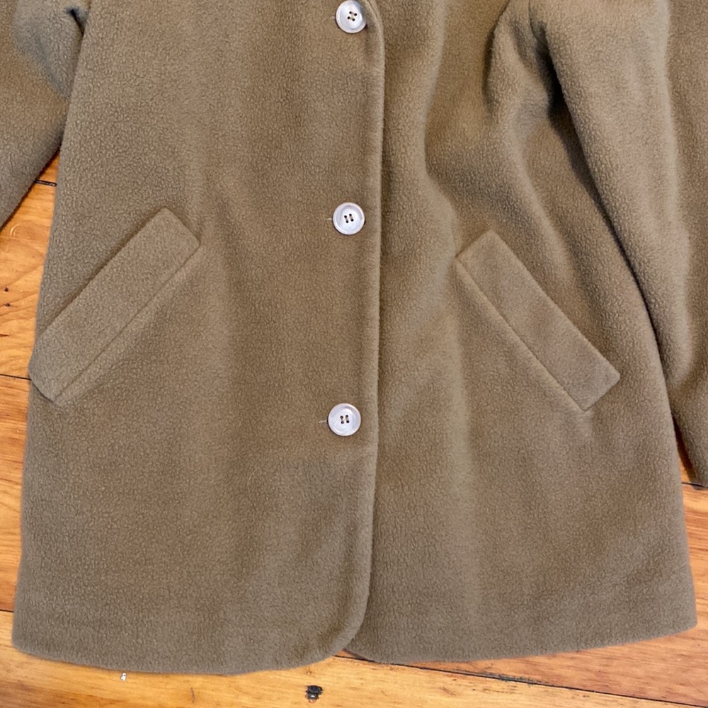 Vintage LL Bean Wool Swing Coat with Hood - Picture 2 of 16